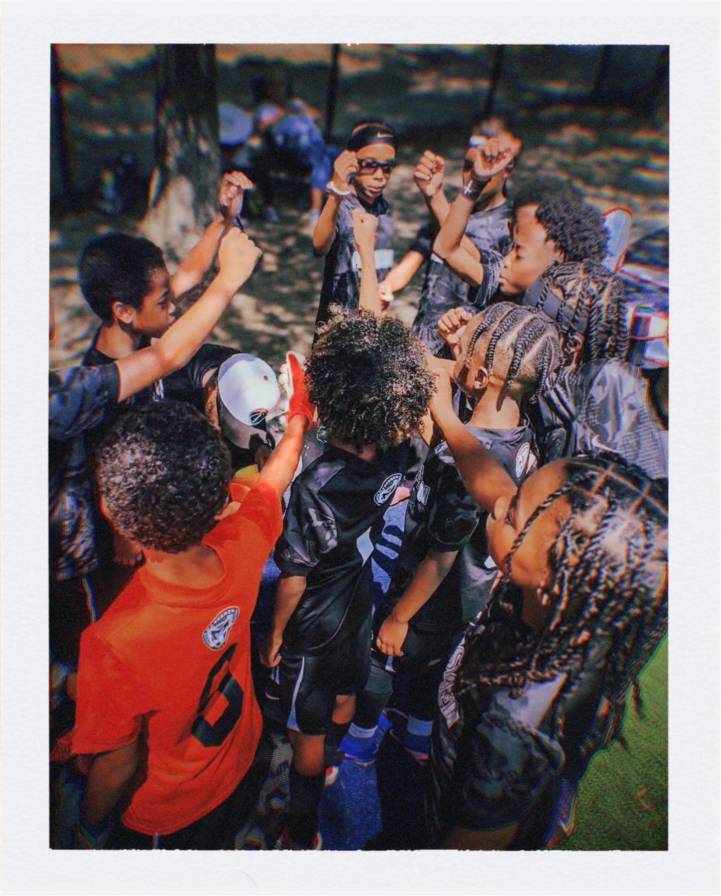 DMV Marksmen huddle